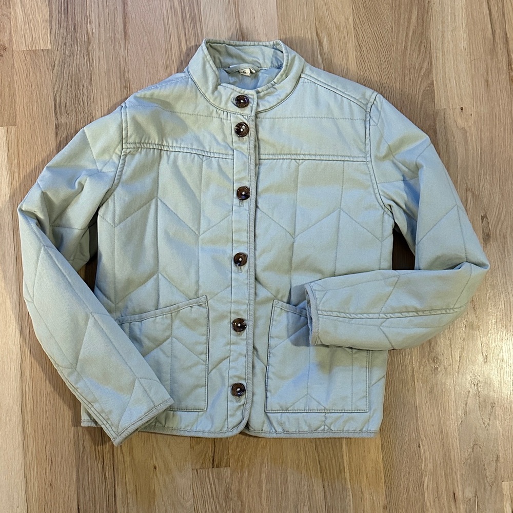 a.n.a Light Blue Quilted Jacket